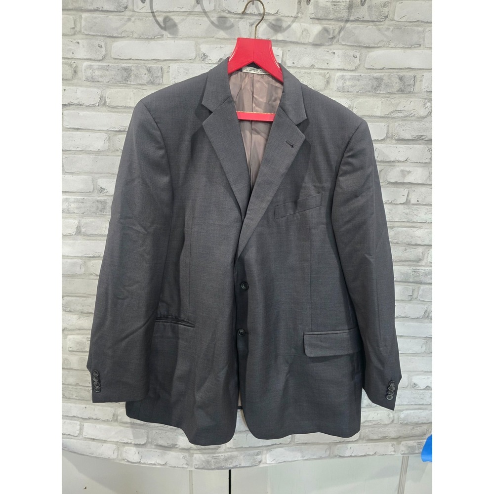 Joseph Abboud Ermenegildo Zenga Traveler Gray Suit‎ Jacket 44R 100% Wool
